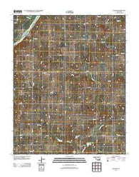 Masham Oklahoma Historical topographic map, 1:24000 scale, 7.5 X 7.5 Minute, Year 2012