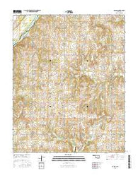 Masham Oklahoma Current topographic map, 1:24000 scale, 7.5 X 7.5 Minute, Year 2016
