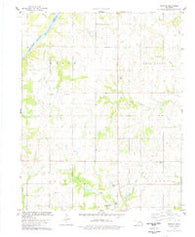 Masham Oklahoma Historical topographic map, 1:24000 scale, 7.5 X 7.5 Minute, Year 1978