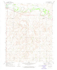 May East Oklahoma Historical topographic map, 1:24000 scale, 7.5 X 7.5 Minute, Year 1971