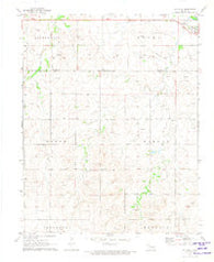 May West Oklahoma Historical topographic map, 1:24000 scale, 7.5 X 7.5 Minute, Year 1971