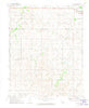 May West Oklahoma Historical topographic map, 1:24000 scale, 7.5 X 7.5 Minute, Year 1971
