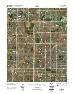 May East Oklahoma Historical topographic map, 1:24000 scale, 7.5 X 7.5 Minute, Year 2012
