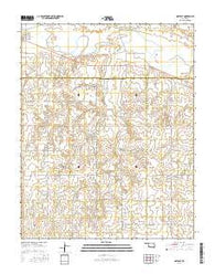 May East Oklahoma Current topographic map, 1:24000 scale, 7.5 X 7.5 Minute, Year 2016