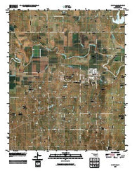 Maysville Oklahoma Historical topographic map, 1:24000 scale, 7.5 X 7.5 Minute, Year 2009