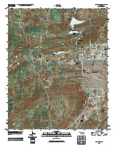McAlester Oklahoma Historical topographic map, 1:24000 scale, 7.5 X 7.5 Minute, Year 2010