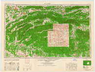 McAlester Oklahoma Historical topographic map, 1:250000 scale, 1 X 2 Degree, Year 1962