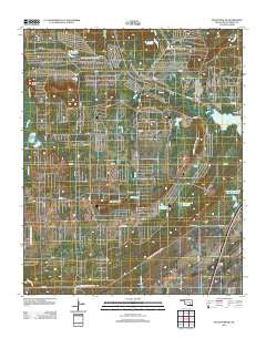 McAlester SW Oklahoma Historical topographic map, 1:24000 scale, 7.5 X 7.5 Minute, Year 2012