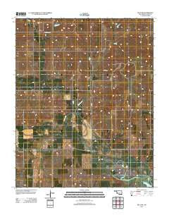 McClure Oklahoma Historical topographic map, 1:24000 scale, 7.5 X 7.5 Minute, Year 2012