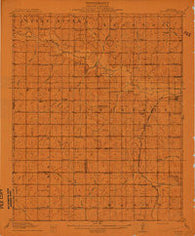 McComb Oklahoma Historical topographic map, 1:62500 scale, 15 X 15 Minute, Year 1910