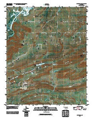 McCurtain Oklahoma Historical topographic map, 1:24000 scale, 7.5 X 7.5 Minute, Year 2010