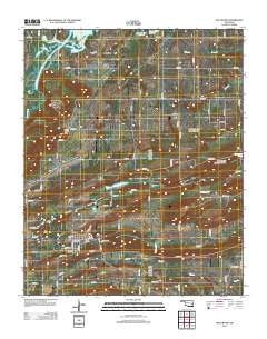 McCurtain Oklahoma Historical topographic map, 1:24000 scale, 7.5 X 7.5 Minute, Year 2012