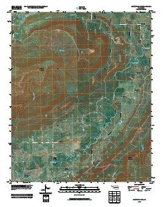 McCurtain SW Oklahoma Historical topographic map, 1:24000 scale, 7.5 X 7.5 Minute, Year 2010