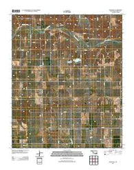 McKnight Oklahoma Historical topographic map, 1:24000 scale, 7.5 X 7.5 Minute, Year 2012