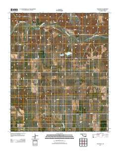 McKnight Oklahoma Historical topographic map, 1:24000 scale, 7.5 X 7.5 Minute, Year 2012
