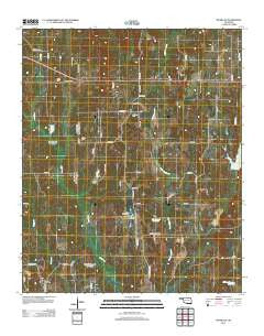 McMillan Oklahoma Historical topographic map, 1:24000 scale, 7.5 X 7.5 Minute, Year 2013
