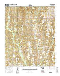 McMillan Oklahoma Current topographic map, 1:24000 scale, 7.5 X 7.5 Minute, Year 2016