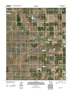 McQueen Oklahoma Historical topographic map, 1:24000 scale, 7.5 X 7.5 Minute, Year 2012
