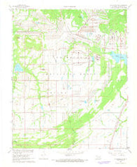 Mc Alester SW Oklahoma Historical topographic map, 1:24000 scale, 7.5 X 7.5 Minute, Year 1967