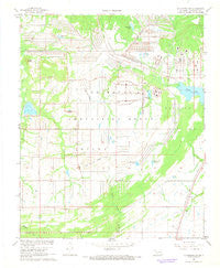 Mc Alester SW Oklahoma Historical topographic map, 1:24000 scale, 7.5 X 7.5 Minute, Year 1967