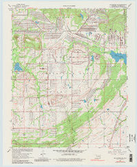 Mc Alester SW Oklahoma Historical topographic map, 1:24000 scale, 7.5 X 7.5 Minute, Year 1967