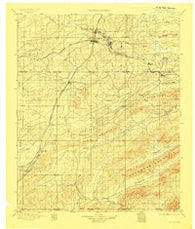 Mc Alester Oklahoma Historical topographic map, 1:125000 scale, 30 X 30 Minute, Year 1898