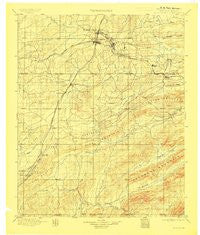 Mc Alester Oklahoma Historical topographic map, 1:125000 scale, 30 X 30 Minute, Year 1898