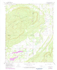Mc Curtain SW Oklahoma Historical topographic map, 1:24000 scale, 7.5 X 7.5 Minute, Year 1968