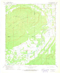 Mc Curtain SW Oklahoma Historical topographic map, 1:24000 scale, 7.5 X 7.5 Minute, Year 1968
