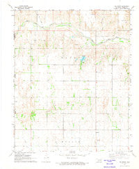 Mc Knight Oklahoma Historical topographic map, 1:24000 scale, 7.5 X 7.5 Minute, Year 1971