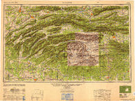Mcalester Oklahoma Historical topographic map, 1:250000 scale, 1 X 2 Degree, Year 1950