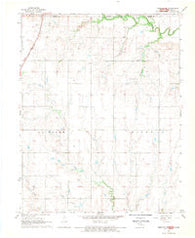 Medford NE Oklahoma Historical topographic map, 1:24000 scale, 7.5 X 7.5 Minute, Year 1968