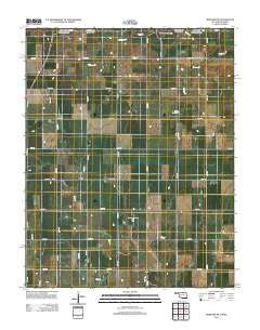 Medford NE Oklahoma Historical topographic map, 1:24000 scale, 7.5 X 7.5 Minute, Year 2012