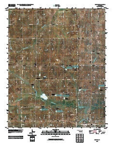Meeker Oklahoma Historical topographic map, 1:24000 scale, 7.5 X 7.5 Minute, Year 2009