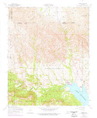 Meers Oklahoma Historical topographic map, 1:24000 scale, 7.5 X 7.5 Minute, Year 1956
