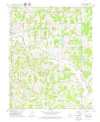 Meridian Oklahoma Historical topographic map, 1:24000 scale, 7.5 X 7.5 Minute, Year 1978