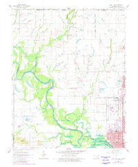 Miami NW Oklahoma Historical topographic map, 1:24000 scale, 7.5 X 7.5 Minute, Year 1961