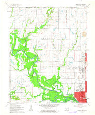 Miami NW Oklahoma Historical topographic map, 1:24000 scale, 7.5 X 7.5 Minute, Year 1961