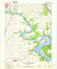 Miami SE Oklahoma Historical topographic map, 1:24000 scale, 7.5 X 7.5 Minute, Year 1961