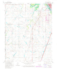 Miami SW Oklahoma Historical topographic map, 1:24000 scale, 7.5 X 7.5 Minute, Year 1961