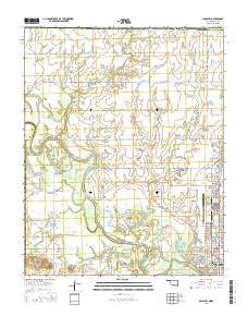 Miami NW Oklahoma Current topographic map, 1:24000 scale, 7.5 X 7.5 Minute, Year 2016