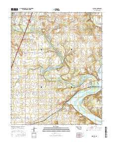 Miami SE Oklahoma Current topographic map, 1:24000 scale, 7.5 X 7.5 Minute, Year 2016
