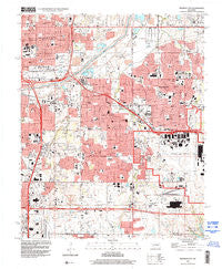 Midwest City Oklahoma Historical topographic map, 1:24000 scale, 7.5 X 7.5 Minute, Year 1995