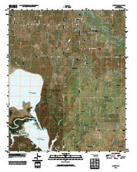 Milburn Oklahoma Historical topographic map, 1:24000 scale, 7.5 X 7.5 Minute, Year 2010