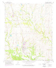 Mill Creek Oklahoma Historical topographic map, 1:24000 scale, 7.5 X 7.5 Minute, Year 1963