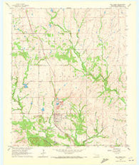 Mill Creek Oklahoma Historical topographic map, 1:24000 scale, 7.5 X 7.5 Minute, Year 1963