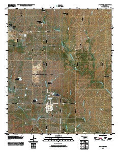Mill Creek Oklahoma Historical topographic map, 1:24000 scale, 7.5 X 7.5 Minute, Year 2010