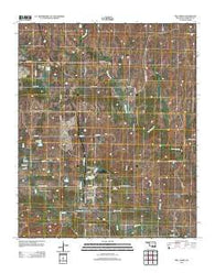 Mill Creek Oklahoma Historical topographic map, 1:24000 scale, 7.5 X 7.5 Minute, Year 2012