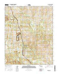 Mill Creek Oklahoma Current topographic map, 1:24000 scale, 7.5 X 7.5 Minute, Year 2016