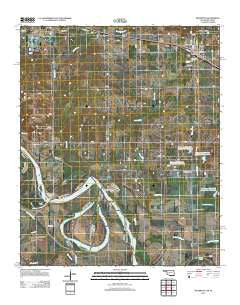 Millerton Oklahoma Historical topographic map, 1:24000 scale, 7.5 X 7.5 Minute, Year 2012